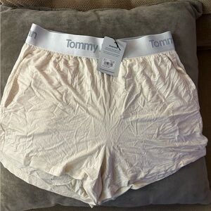 Tommy John Cream Sleepwear Shorts, size small